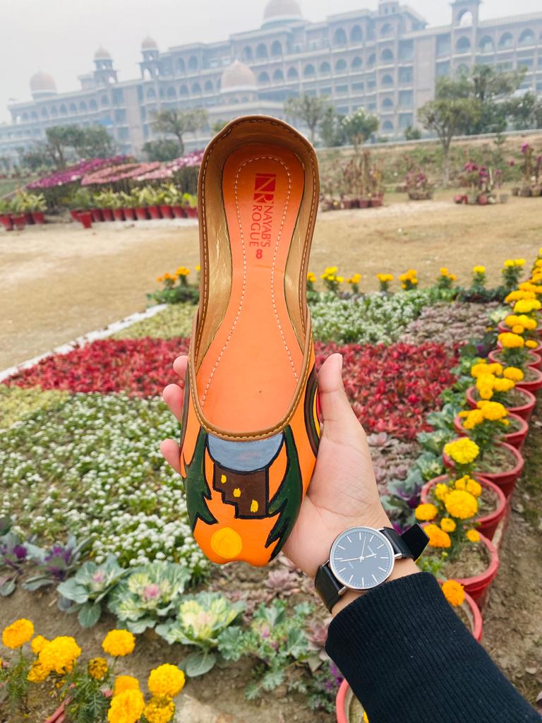 Multi Color Hand-Painted Khussa