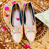 Flat Shoes for Women - Shine Peach