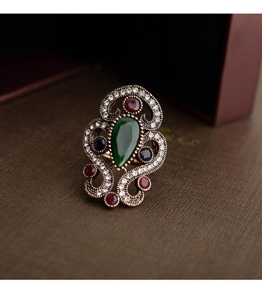 Unique Vintage Antique Turkish Style Ring
