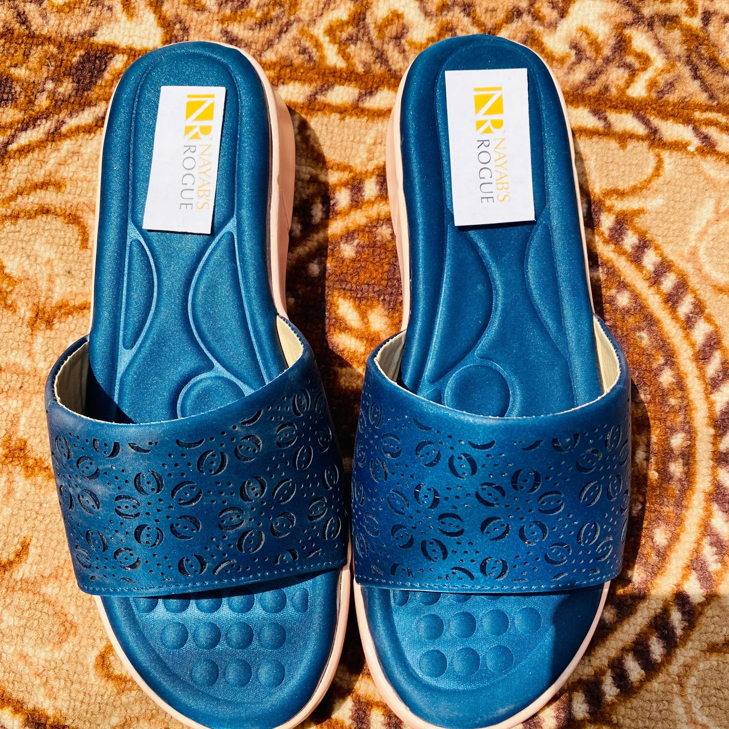 Trendy Chappals for Girls - C Blue