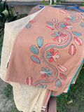 Handmade Beautiful Embroidery Lawn Summer Full Shawl
