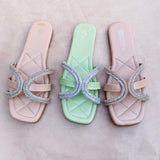 Soft-Padded Fancy Sliders with Jelly Sole (5504)