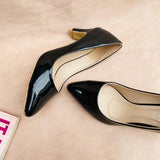 Trendy Fancy Women  Block Heel Pumps - Pink and Black (12000214)