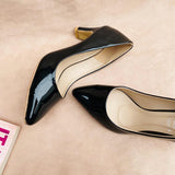 Trendy Fancy Women  Block Heel Pumps - Pink and Black (12000214)