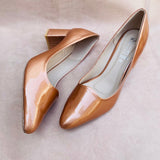 Fancy Block Heel Pumps for Women (12000216)