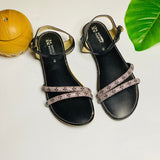 Womens Flat Sandals with Soft Jelly Sole