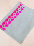 Islampur Swat Handmade Phulkari Pure Woolen Stoler Mini Shawl