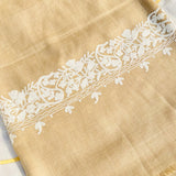 Indian Shawls with White Embroidery