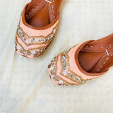 Baby Pink Luxury Fancy Khussa (Jutti ) - Made In Pakistan