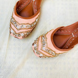 Baby Pink Luxury Fancy Khussa (Jutti ) - Made In Pakistan