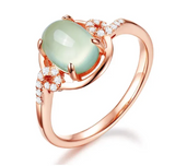 Hibiscus Zircon Ring for Women