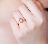 Hibiscus Zircon Ring for Women