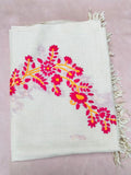 Handmade Pure Woolen Shawl with Beautiful Embroidery