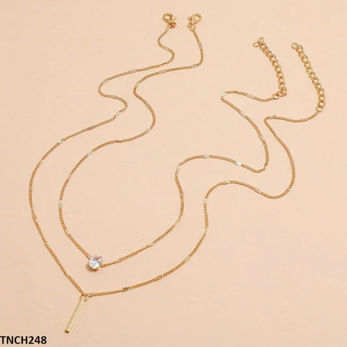 SGC Piller Layered Necklace - TNCH (TNCH248)