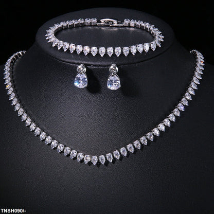 BYJ Pear Shape Necklace Set - TNSH (TNSH090)