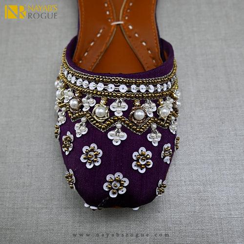 Nawabi Khussa in Luxurious Leather - Nayab's Rogue