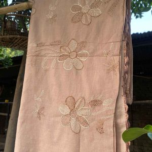 Handmade Beautiful Embroidery Lawn Summer Full Shawl