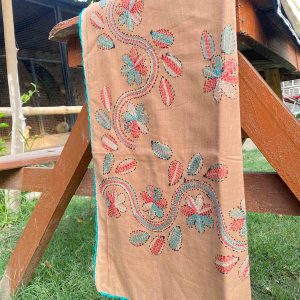 Handmade Beautiful Embroidery Lawn Summer Full Shawl