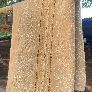 Handmade Beautiful Embroidery Lawn Summer Full Shawl