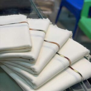 White Wool Shawl for Men