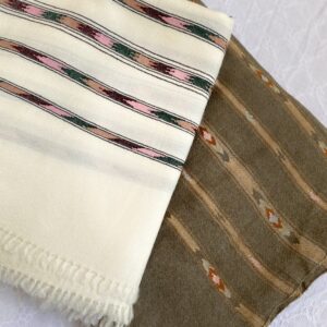 Handmade Swati Pattern Wool Shawl
